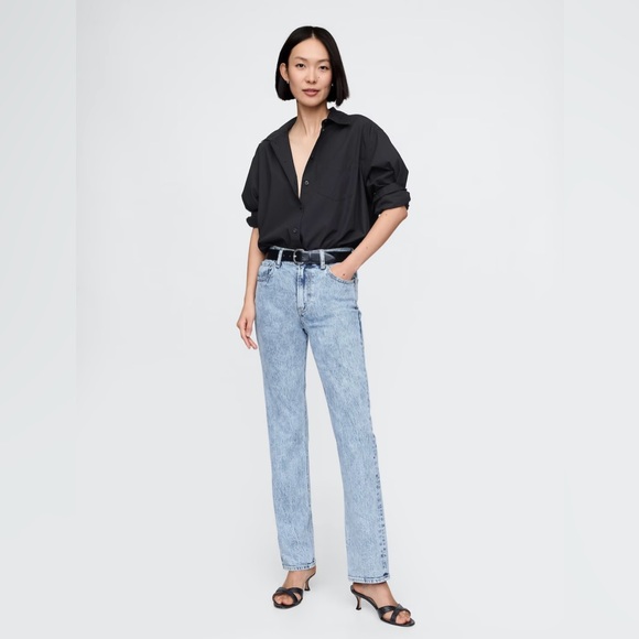 GAP Denim - GAP| High Rise 90s Straight Leg Jeans